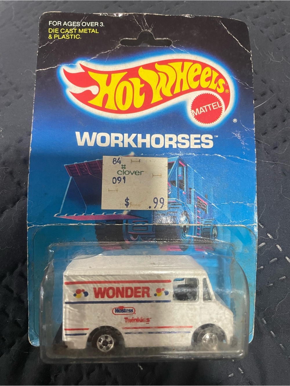 Workhorses Wonder Delivery Van - White -Hot Wheels